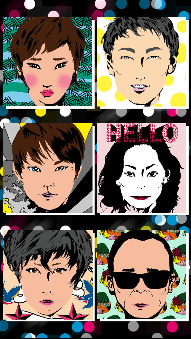 Like me! 似顔絵をつくろう - ストリート風のスクリーンショット_2