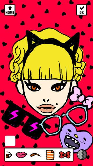 Like me! 似顔絵をつくろう - らくがき風のスクリーンショット_3