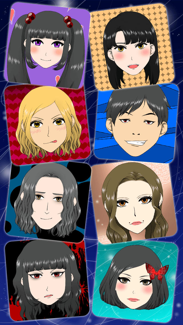 Like me! 似顔絵をつくろう - 中二風のスクリーンショット_1