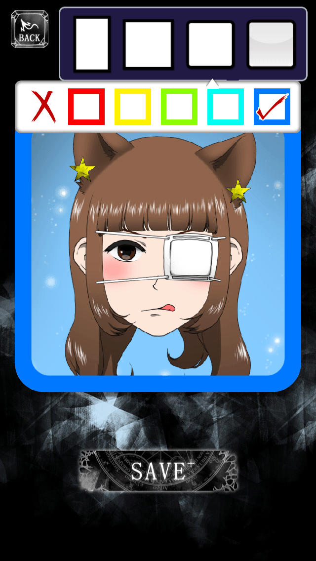 Like me! 似顔絵をつくろう - 中二風のスクリーンショット_4