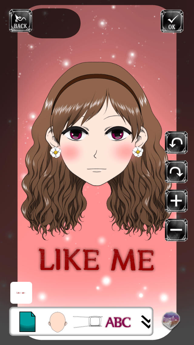 Like me! 似顔絵をつくろう - 中二風のスクリーンショット_5