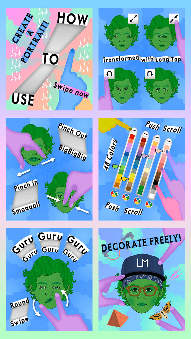 Like me! 似顔絵をつくろう - キテレツ風のスクリーンショット_2