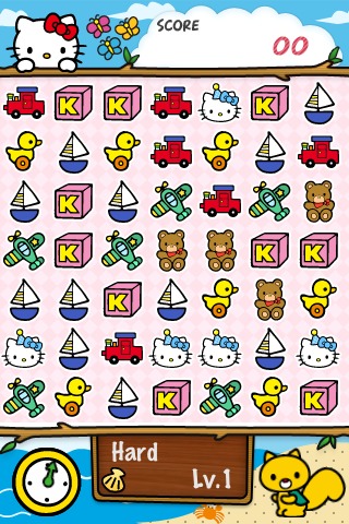 Hello Kitty Match3 Maniacsのスクリーンショット_1