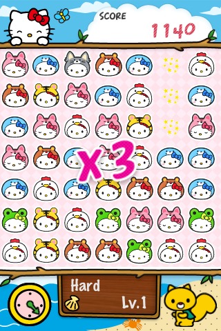 Hello Kitty Match3 Maniacsのスクリーンショット_5