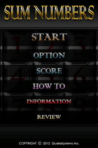 Sum Numbersのスクリーンショット_1