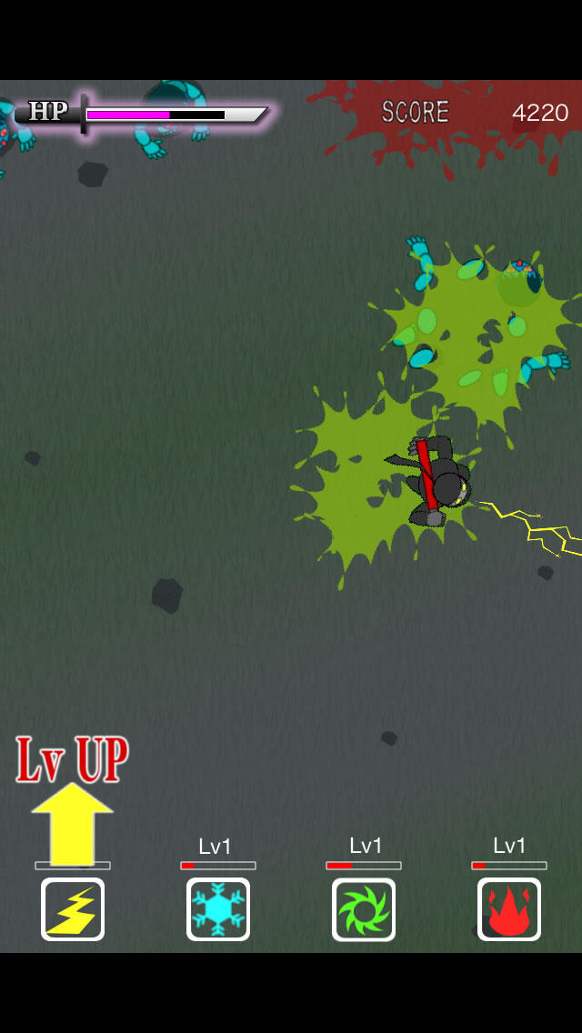 忍 vs ゾンビのスクリーンショット_3