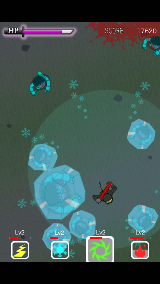 忍 vs ゾンビのスクリーンショット_4