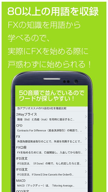 FX 用語集 for androidアプリ-初心者用FX解説のスクリーンショット_2