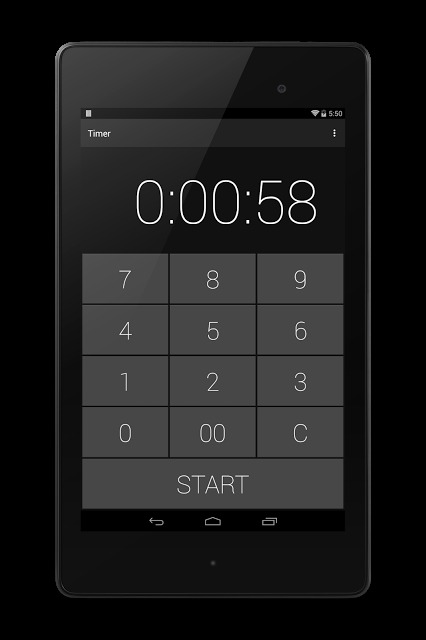 タイマー - シンプルなキッチンタイマー&amp;ストップウォッチのスクリーンショット_3