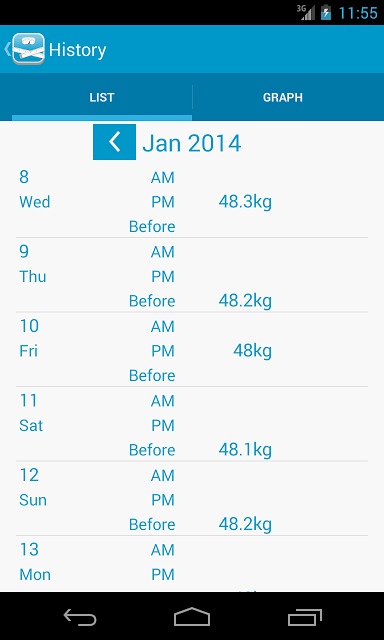 peso Free - ダイエット・体重管理のスクリーンショット_5