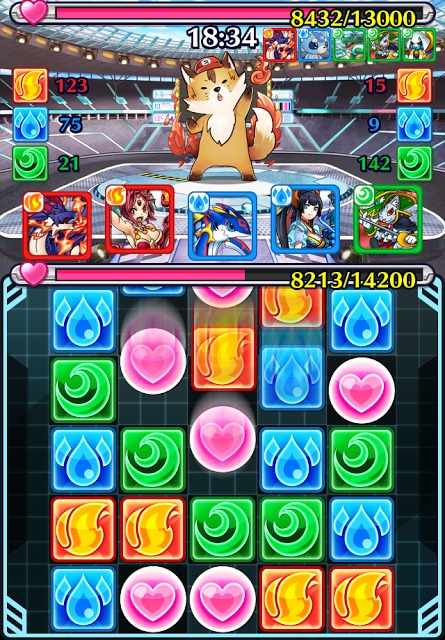 【対戦パズルRPG】モンスターパズルアドベンチャーのスクリーンショット_5