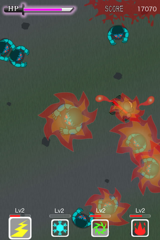 忍 vs ゾンビのスクリーンショット_3