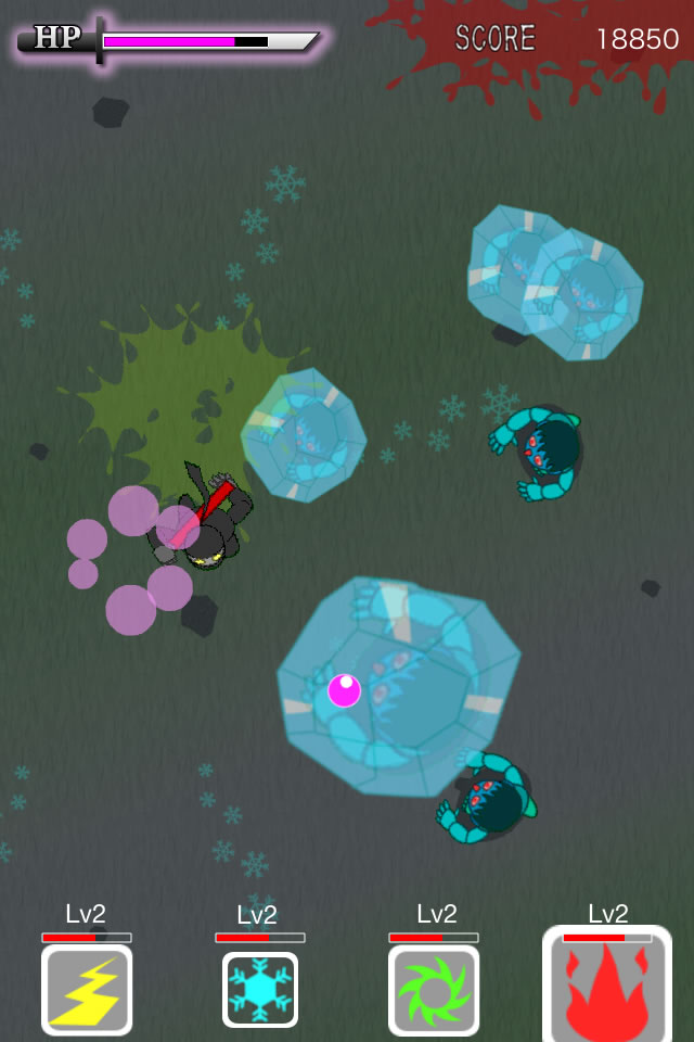 忍 vs ゾンビのスクリーンショット_4