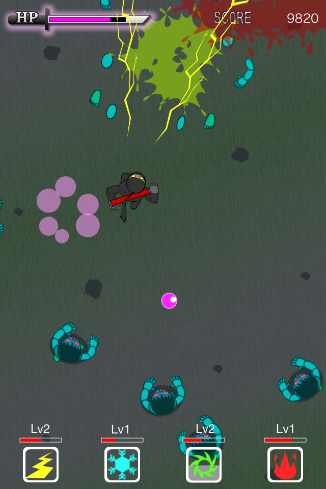 忍 vs ゾンビのスクリーンショット_5