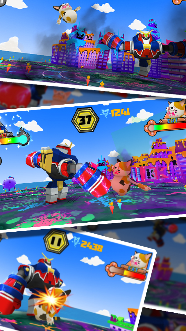 ギガキャットVSメガロボットのスクリーンショット_4