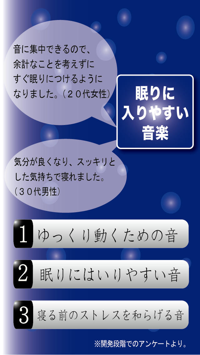 睡眠習慣アプリ -よく寝られる人に聞いた睡眠の方法-のスクリーンショット_3