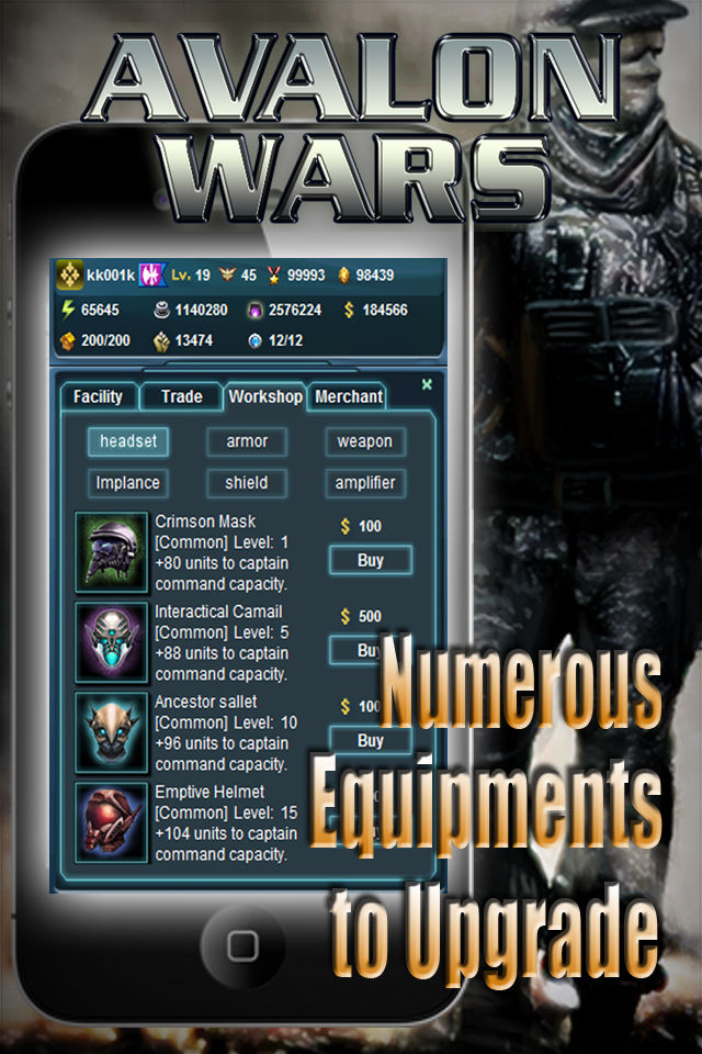 Avalon Warsのスクリーンショット_4