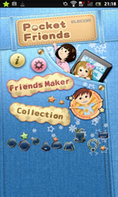Pocket Friends (かわいい電話Widget)のスクリーンショット_1