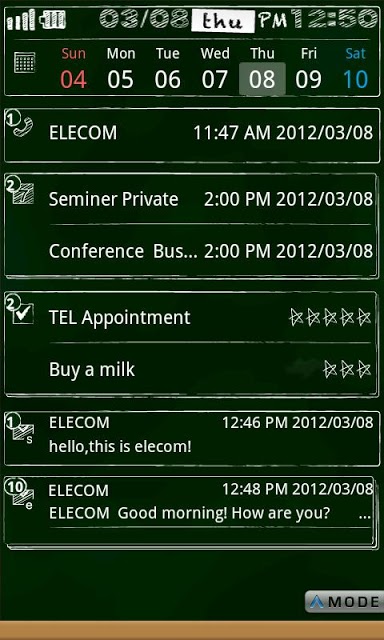 ELECOM bizSwiper Black Boardのスクリーンショット_1