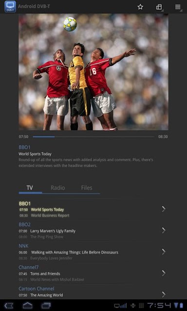 DVB-T for Androidのスクリーンショット_1
