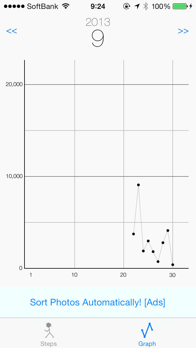 歩数計 for M7 - Steps ウィジェット付 毎日の歩数を記録して健康管理＆ダイエットのスクリーンショット_2