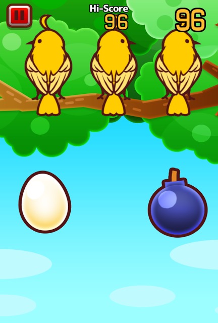 エッグキャッチ！～爆弾とたまご～のスクリーンショット_5