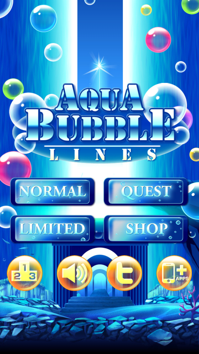 Aqua Bubble Linesのスクリーンショット_5