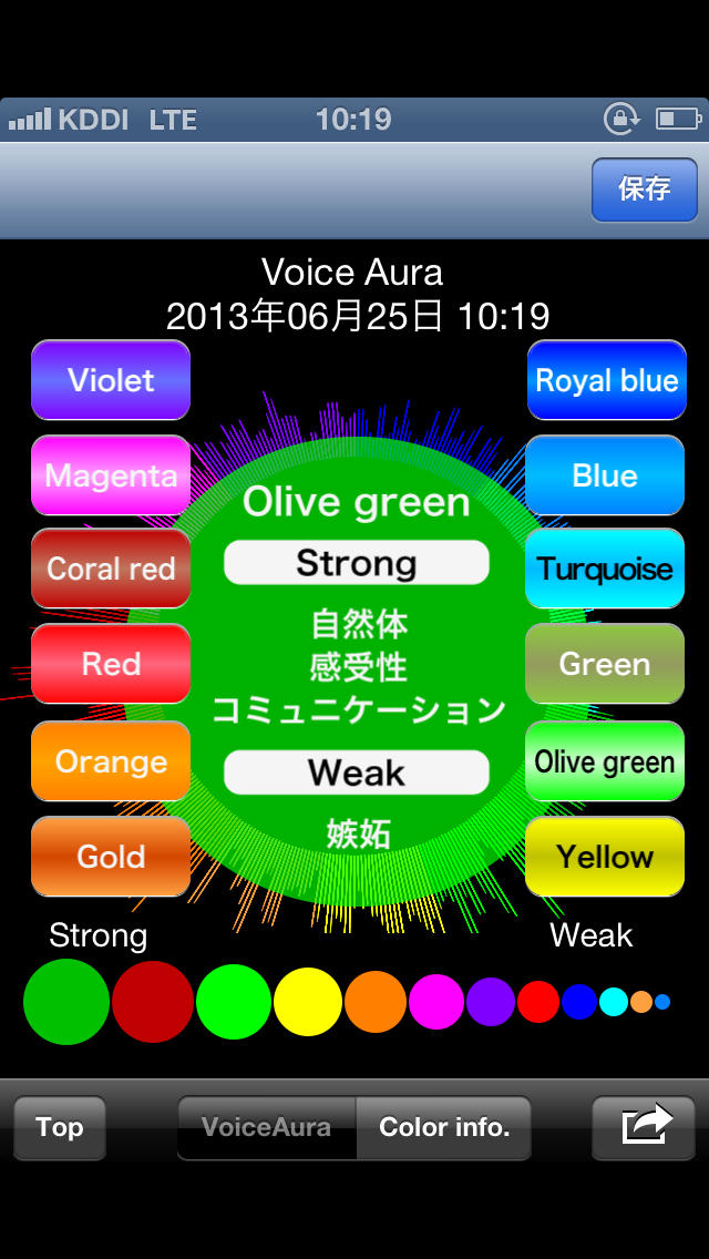 Voice Aura　－色による音声診断　あなたの声は何色？－のスクリーンショット_5