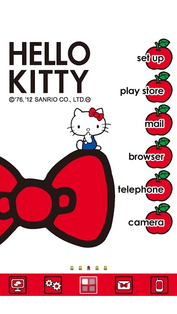 [ハローキティ]キャラクターホームテーマ(kit001)のスクリーンショット_2