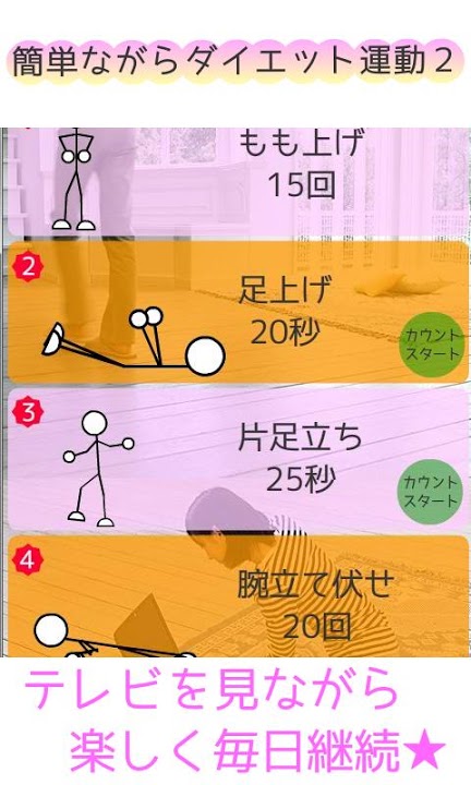 簡単ながらダイエット運動2のスクリーンショット_3