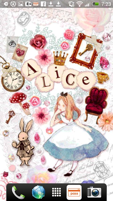 Aliceシリーズ☆Alice＆Rabbit ライブ壁紙のスクリーンショット_1