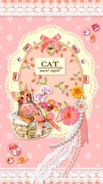 Pinky world of cats　ライブ壁紙のスクリーンショット_1
