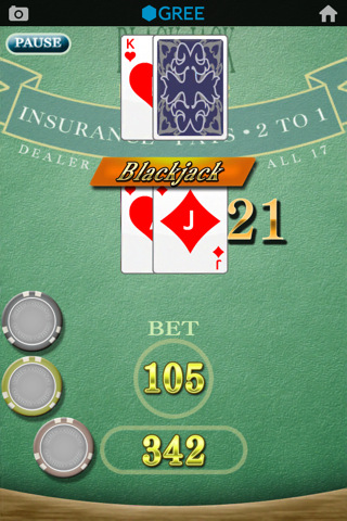BLACK JACK by GREEのスクリーンショット_2