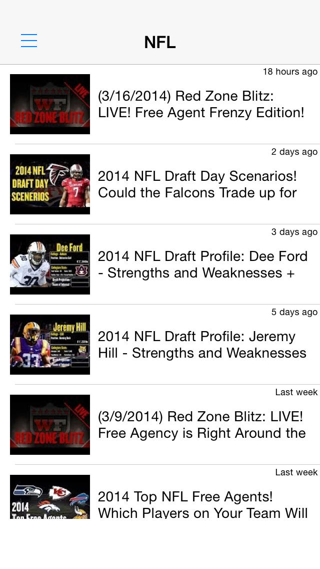 アメリカンフットボール動画まとめ - 試合結果やハイライトを動画でチェック！のスクリーンショット_1