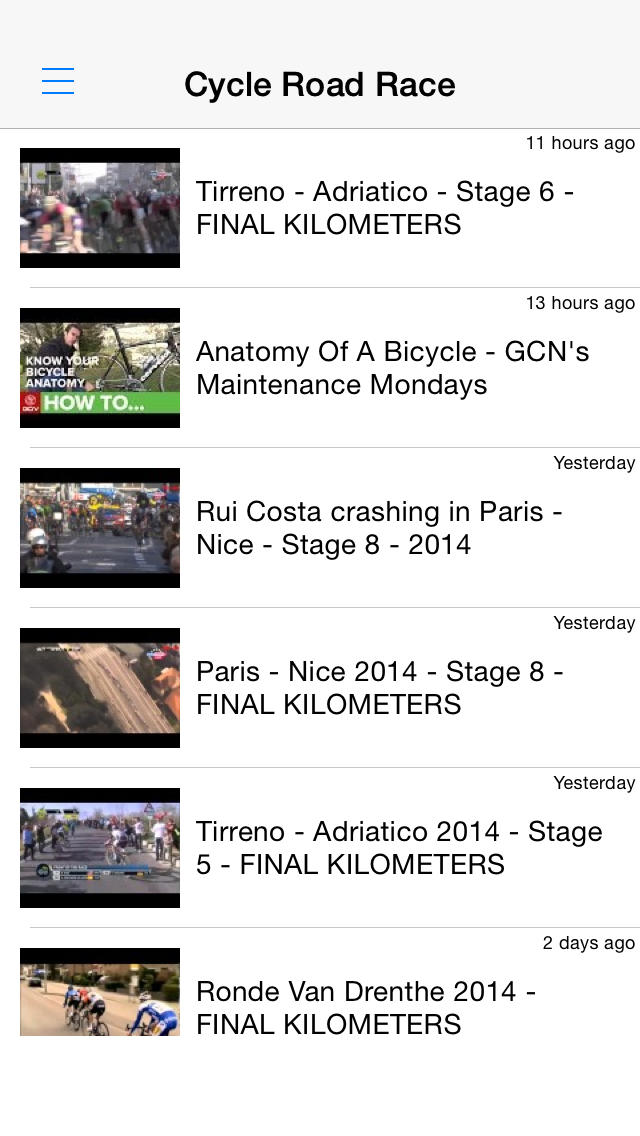 ロードレース動画まとめ - 結果やハイライトを動画でチェック！のスクリーンショット_1