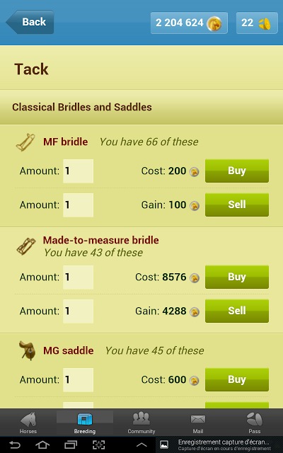 Howrseのスクリーンショット_4