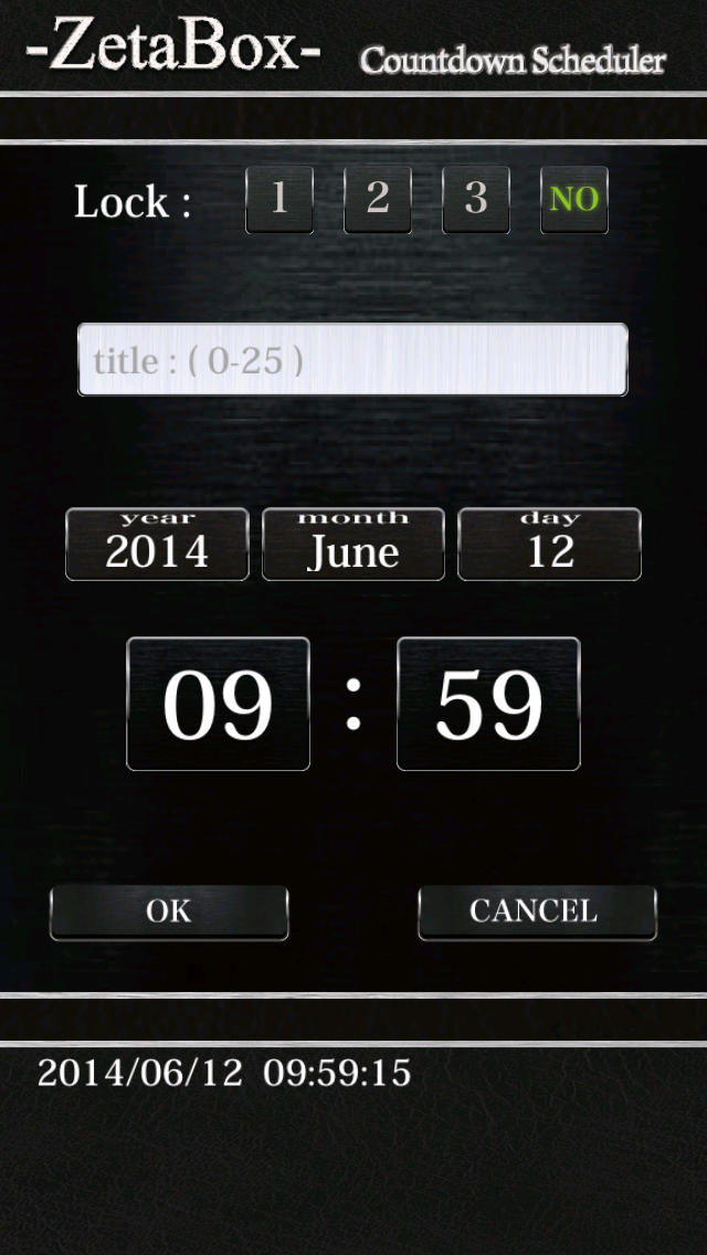 カウントダウン予定表　ースケジュール管理をカウントダウン形式で行うおしゃれな便利ツールのスクリーンショット_5