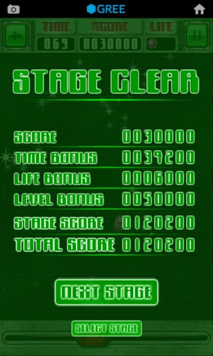 ブロック崩しのスクリーンショット_4
