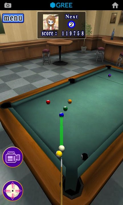 ビリヤード by グリーのスクリーンショット_2