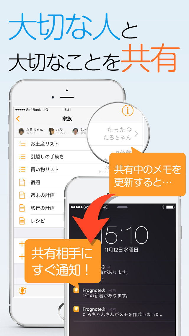 Frognote　グループ共有できるメモ＆ToDoアプリのスクリーンショット_1