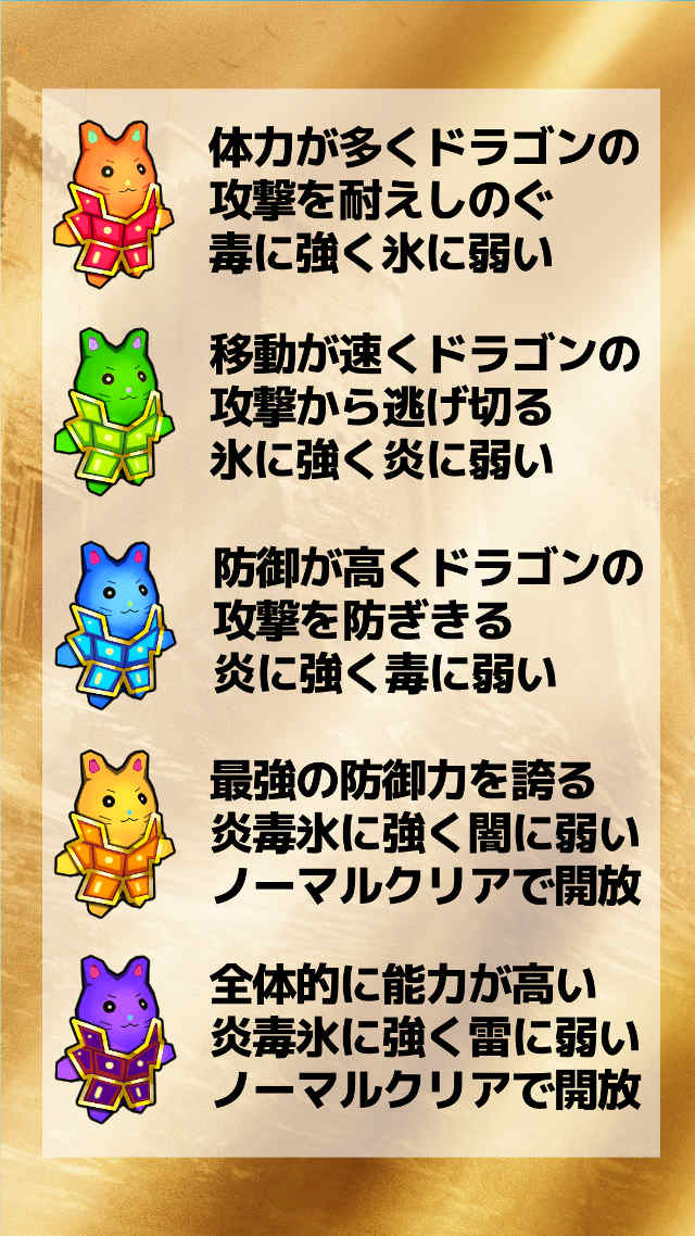 戦略・育成　ネコとドラゴンのスクリーンショット_3