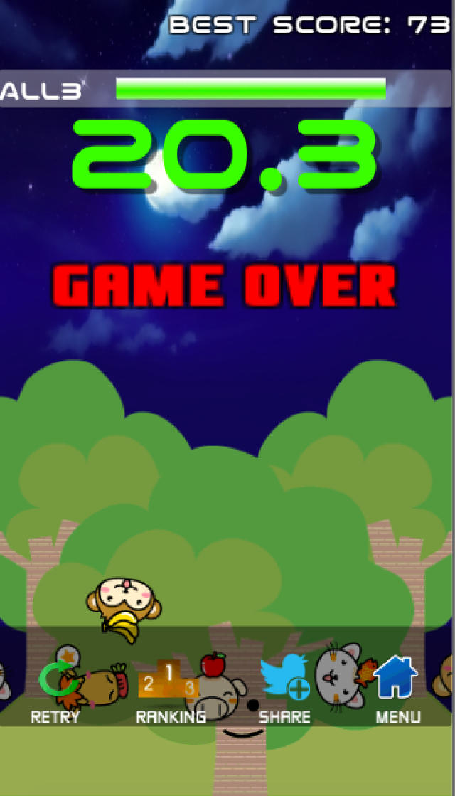 ３の倍数と３のつく数字の時だけタッチします。のスクリーンショット_3