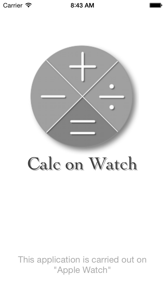 Calc on Watchのスクリーンショット_1