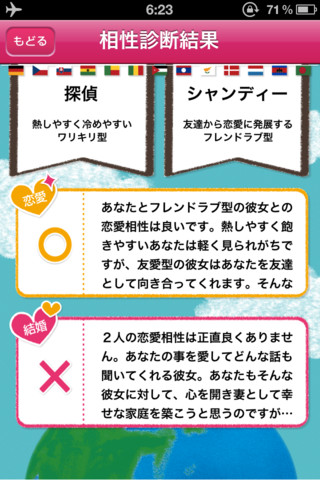あいのり２恋愛診断のスクリーンショット_4