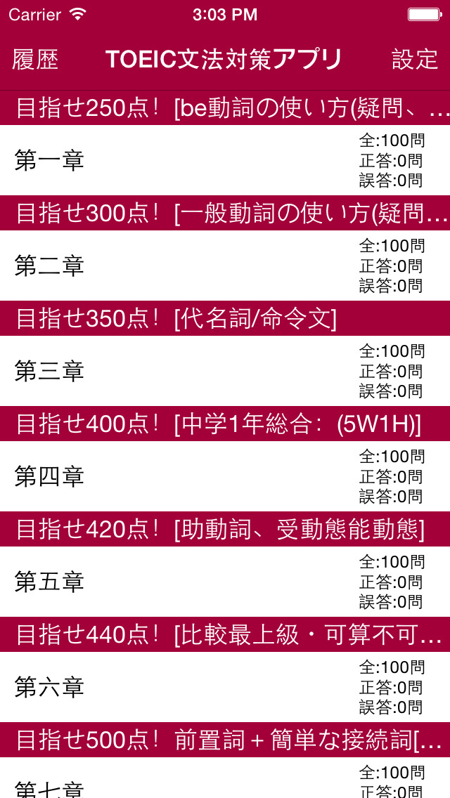 TOEIC文法対策のスクリーンショット_1