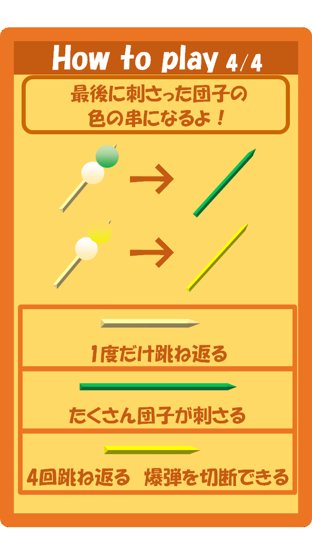 お団子ドリーム！ 〜簡単操作のお団子アクション〜のスクリーンショット_4