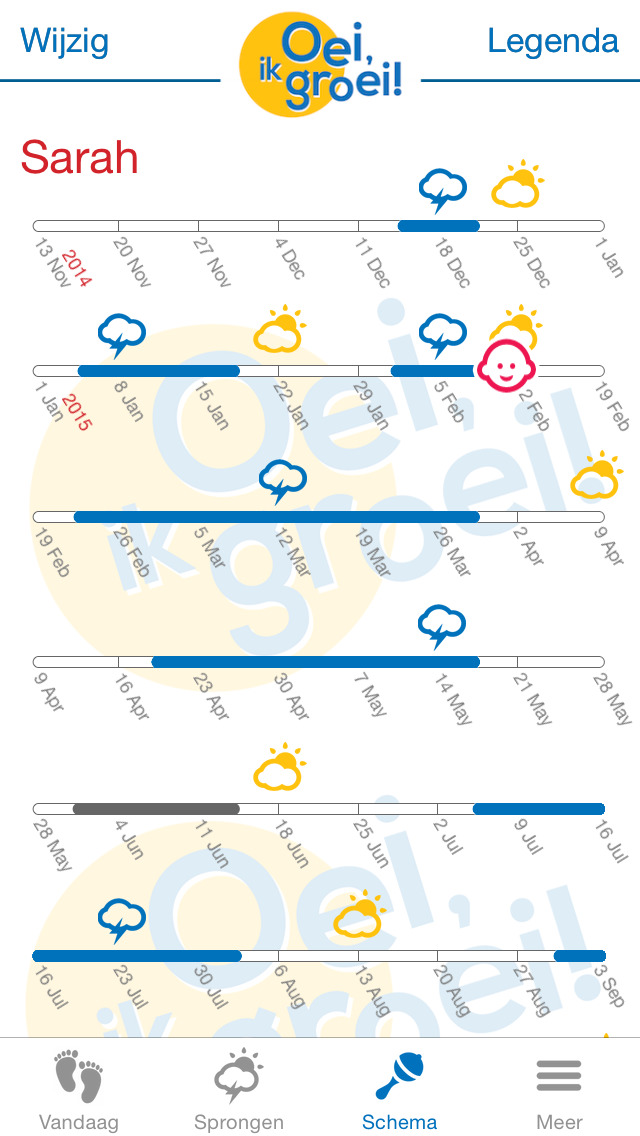 Oei, ik groei! sprongen kalenderのスクリーンショット_2