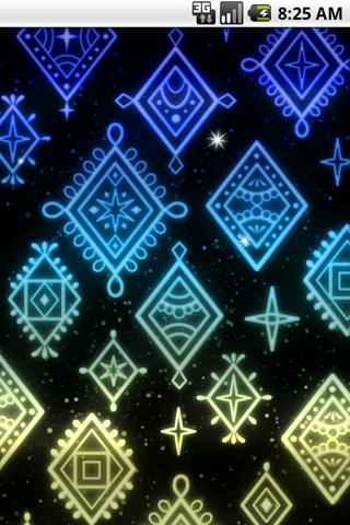 光る模様 ライブ壁紙03のスクリーンショット_3