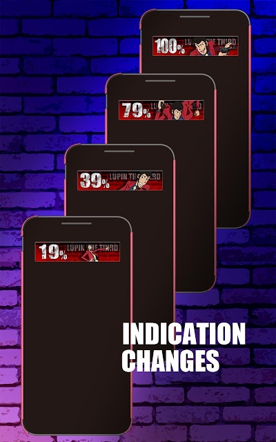 ルパン三世　バッテリーウィジェットのスクリーンショット_2