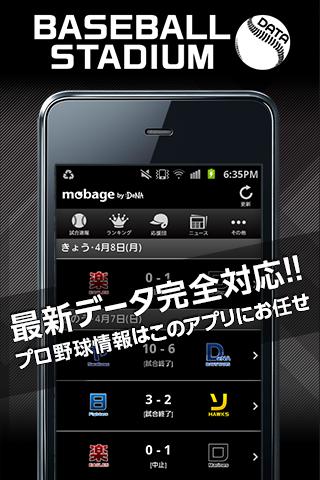 プロ野球2015速報/ニュース/成績のベースタ DATAのスクリーンショット_1